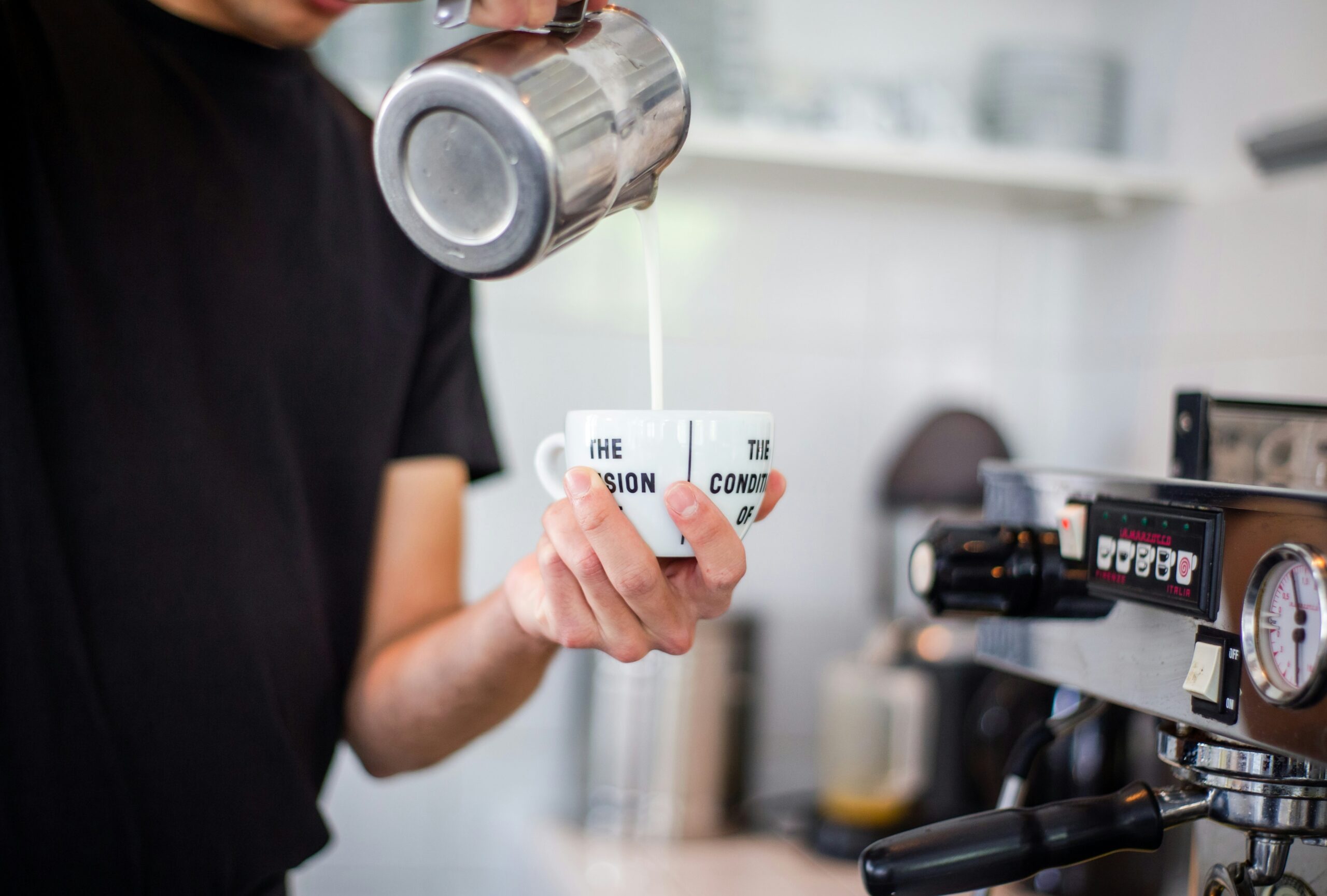 smart coffee maker on counter