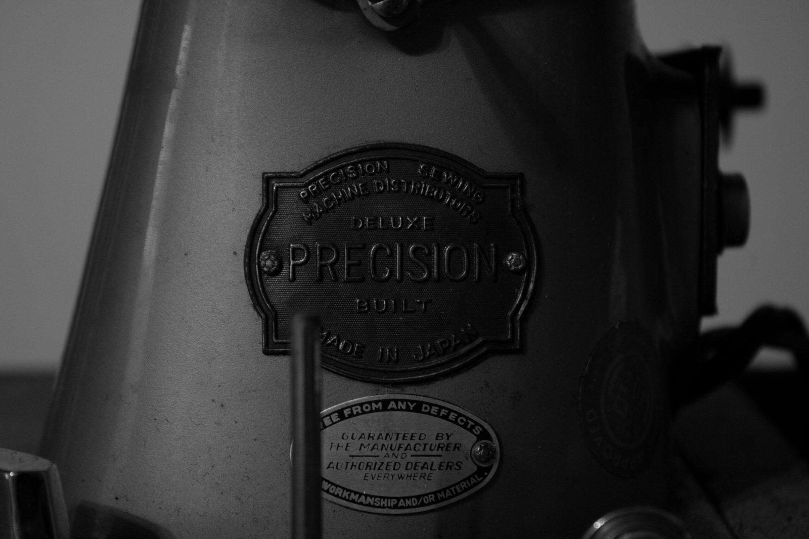 A black and white photo of a coffee maker